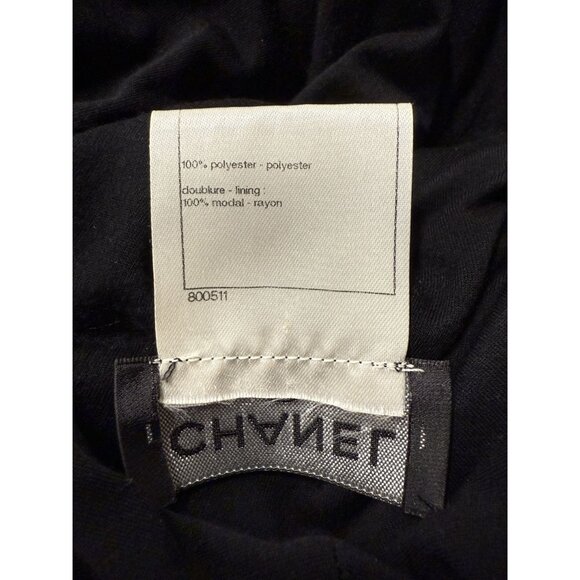 Chanel Silver Hooded Jacket Size 36 Polyester & Modal Italy - Picture 4 of 13